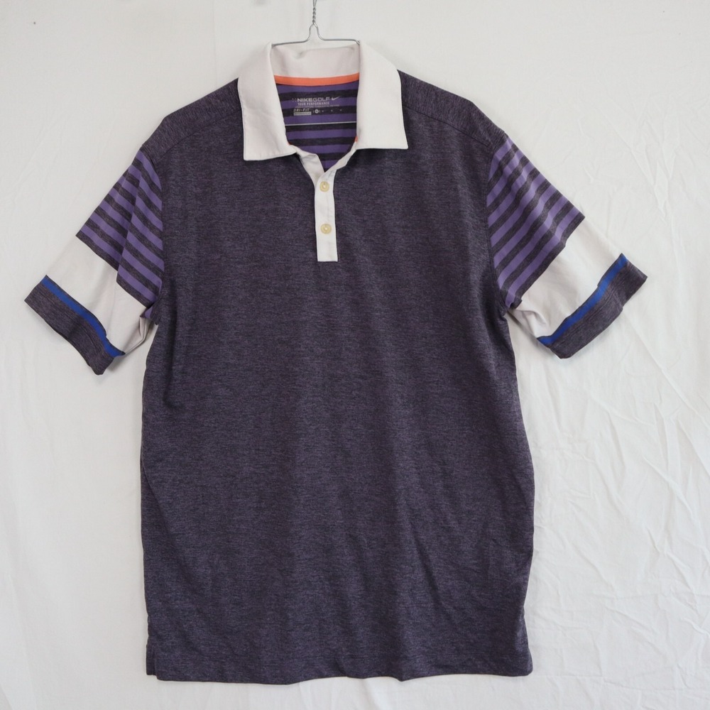 Nike Golf Polo Shirt Mens Medium Dri-Fit Tour Performance Short Sleeve